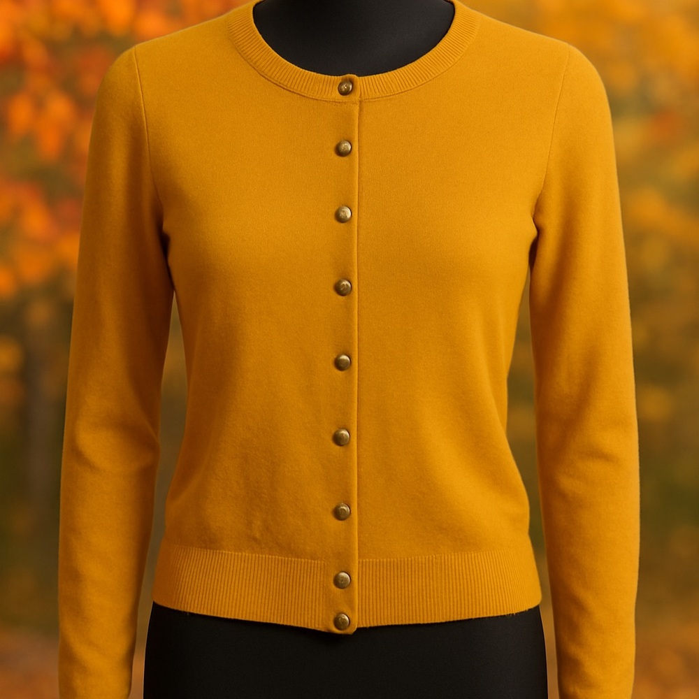 Banana Republic Golden Cardigan Sweater